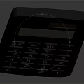 Solar Powered Electronic Calculator With Function Buttons Numeric Keys And Display Screen