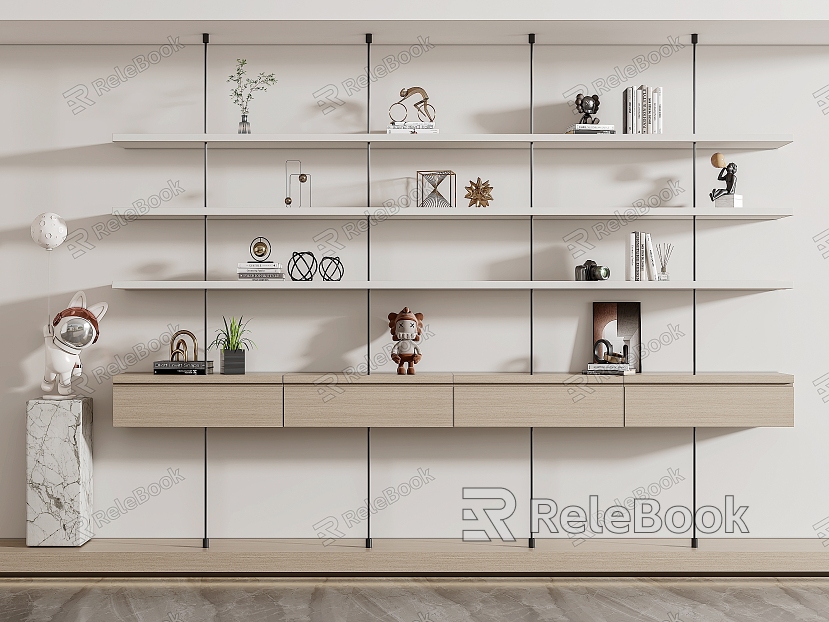 Modern Decorative Rack Display Stand model