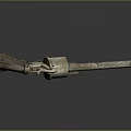Vintage Revolver With Engraved Wooden Grip And Metal Barrel Old Fashioned Firearm Design