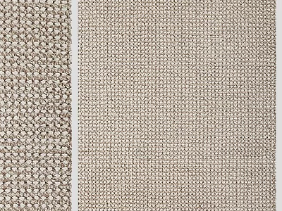 Square Woven Beige Carpet with Neutral Texture for Living Room Home Decor 3d model