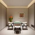 Modern Lounge With Bar Counter Yellow Stools And Wine Shelves