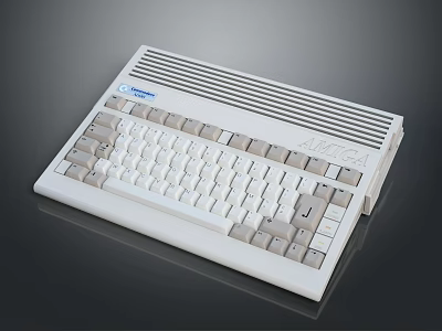 Vintage Commodore 64 Computer Keyboard with Retro Classic Design Old School Tech Accessory 3d model