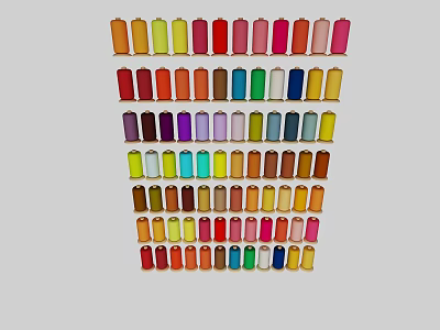 Colorful Gemstone Jewelry Collection With Various Shades And Elegant Designs 3d model