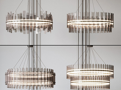 Modern chandelier combination model