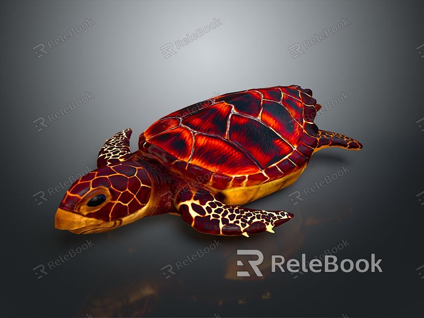 Turtle Turtle Cartoon Turtle Snapping Turtle Chickbill Turtle Reptile Cold Blooded Animal Reptile Reptile Class model