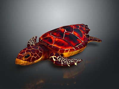 Turtle Cartoon Turtle Snapping Turtle Chickbill Turtle Reptile Cold Blooded Animal Reptile Class model