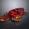 Turtle Cartoon Turtle Snapping Turtle Chickbill Turtle Reptile Cold Blooded Animal Reptile Class 3d model