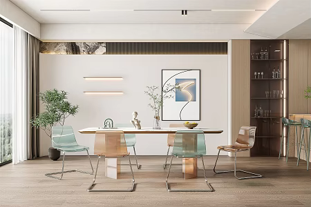 Modern Restaurant 3d model