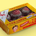 Tunnock's Traditional Milk Chocolate Tea Cakes 6 Pack Yellow Box