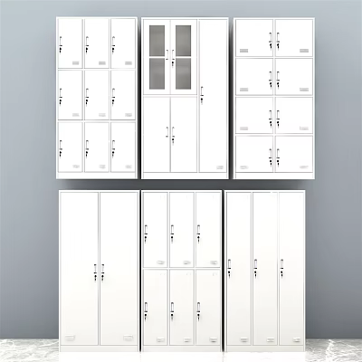 Modern locker tin locker 3d model