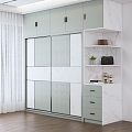 Modern sliding door wardrobe bedroom sliding door wardrobe 3d model