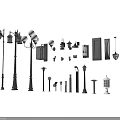 Different Designs of Wall Lamps with Metal and Glass Finishes in Modern and Industrial Styles