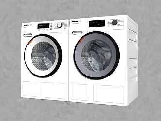 Modern washing machine 3d model