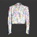Vibrant Floral Pattern Jacket With Colorful Flower Prints And Modern Style