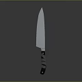 Stainless Steel Kitchen Knife With Sharp Blade And Ergonomic Handle For Daily Use