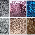 Metallic Textured Wall Decor In Various Colors For Modern Interior Spaces 3d model