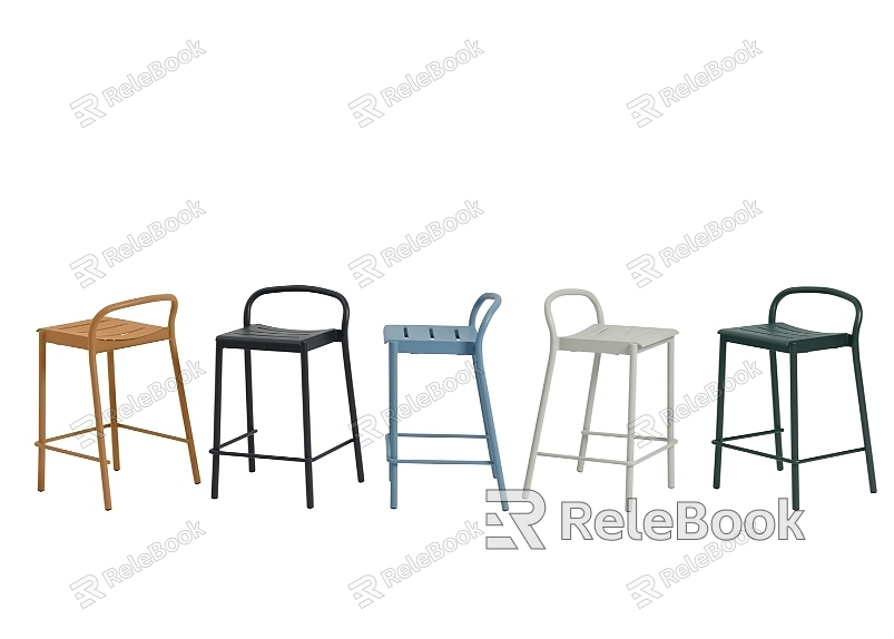 Outdoor Bar Chair Cafe Bar Chair model