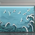 background wall 3d model