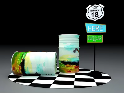 Modern beauty Chen decoration 3d model Modern beauty Chen decoration 3d model