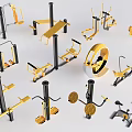 Colorful Playground Equipment Collection With Slides Swings Climbing Frames And Safe Design Features