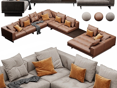 Modern Multiplayer Sofa model