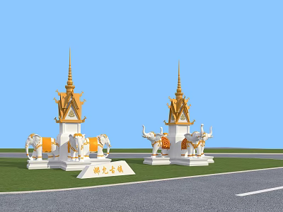 Exotic Reptile Snake Slithering Through Green Grass In Natural Outdoor Habitat 3d model