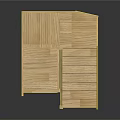 Wooden Staircase With Handrail Landing And Steps For Interior Design