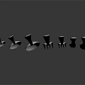 Silver Cutlery With Spoons Forks Knives Neatly Arranged In Various Sizes On Dark Reflective Surface