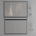 Modern Projection Surveillance System Displaying Monitored Scenes With Dual Projection Screens And Wall Cameras