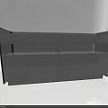 Modern Decorative Cabinet Design With Drawers Open Shelves And Storage Space