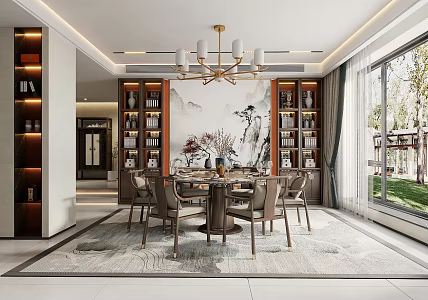New Chinese Restaurant 3d model