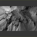 Detailed Snowy Mountain Terrain 3D Model with Snow Covered Slopes and Rocky Ridges