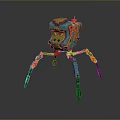 Robot Spider Robot Mecha Spider Science Fiction Spider Mechanical Spider Spider Battery Spider Tower Defense 3d model