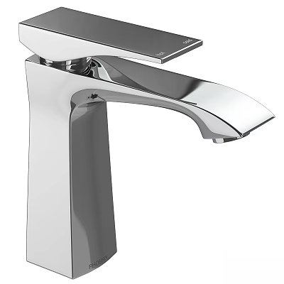 High Quality Elegant Chrome Bathroom Faucet With Modern Single Handle Design 3d model