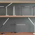 Minimalist Table Lamp Eye Protection Lamp Writing Lamp Linear Table Lamp Desk Lamp Simple Table Lamp 3d model
