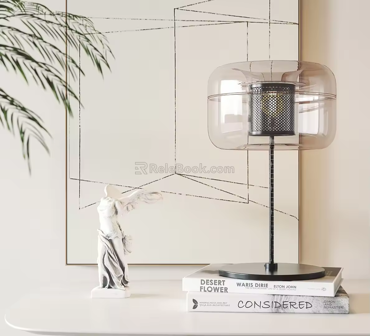 Modern table lamp 3d model