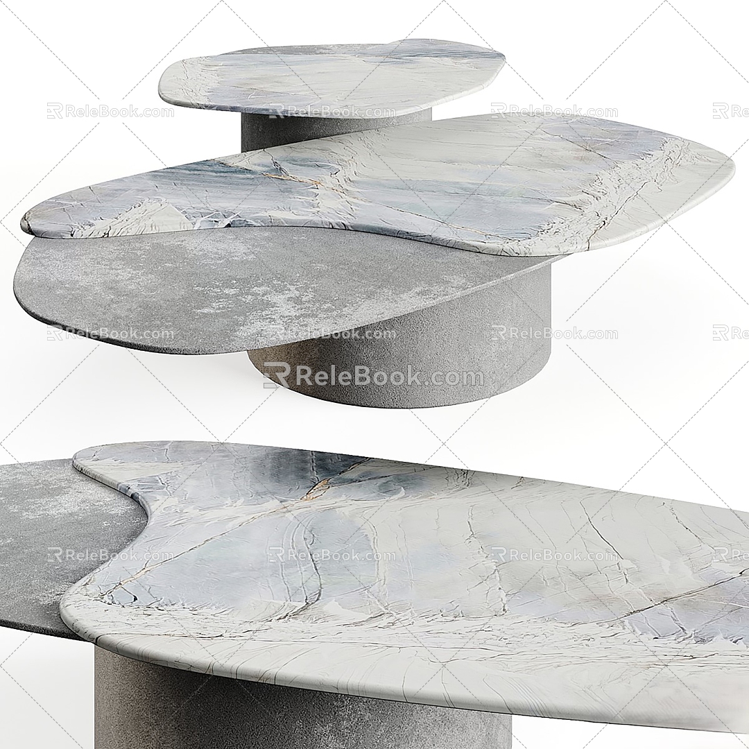 Marble Table 3d model