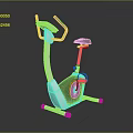 Modern Black And White Stationary Bike With Ergonomic Handlebar Adjustable Seat And Sturdy Frame