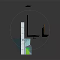 Two Characters In 3D Minimart Scene One Running Up Stairs And One Standing