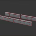 Industrial Metal Equipment With Rectangular Structure And Parallel Reflective Surfaces