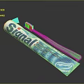 Signal Toothpaste With Green Toothbrush For Daily Oral Care Routine