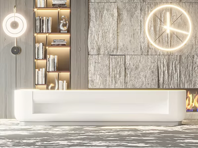 Front Desk 3d model