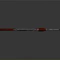 Classic AK-47 Rifle With Wooden Stock Grip And Metal Barrel Magazine