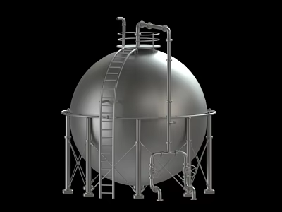 modern oil tank 3d model modern oil tank 3d model