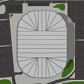 Indoor Ice Hockey Stadium With Yellow Black Seats For Sports Fitness Activities