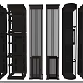 Modern Elevator Designs With Glass Cabins And Metal Frames In Contemporary Styles 3d model
