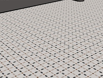 Modern Tile Glass Tile 3d model