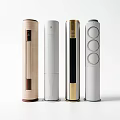 Modern Minimalist Tower Household Appliances with Beige White Gold Silver Finishes and Sleek Design