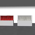 Colorful Decorative Lights in Blue Red White with Modern Display Cases for Interior Decoration