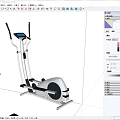 Home Gym Elliptical Trainer With Digital Display Handlebars And Non Slip Pedals